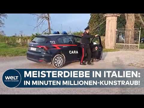 SCHOCK IN ITALIEN: Dreister Millionenraub! Kunstdiebe schlagen zu – drei Minuten, drei Meisterwerke