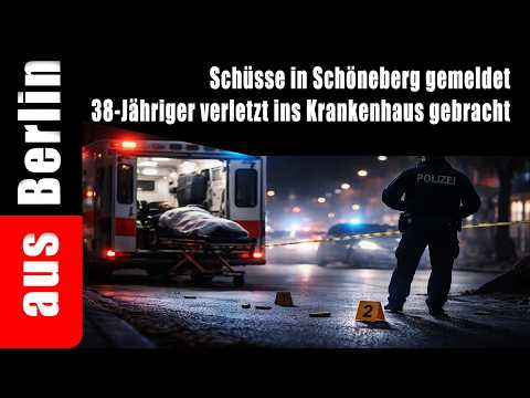 Schüsse in Schöneberg gemeldet 38-Jähriger verletzt ins Krankenhaus gebracht