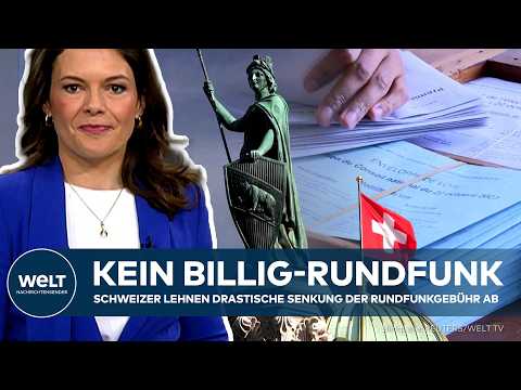 SCHWEIZ: Bürger lehnen in Volksabstimmung drastische Senkung der Rundfunkgebühr auf 200 Franken ab