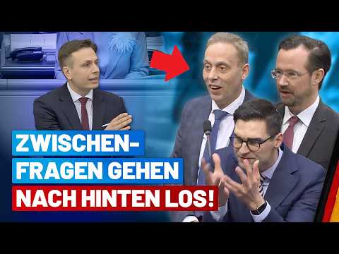 Selbst 3❗Fragesteller konnten Mathias Weiser nicht aus dem Konzept bringen! – AfD-Fraktion Bundestag