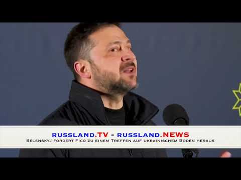Selenskyj fordert Fico zu einem Treffen auf ukrainischem Boden heraus Selenskyj fordert Fico zu einem Treffen auf ukrainischem Boden heraus
