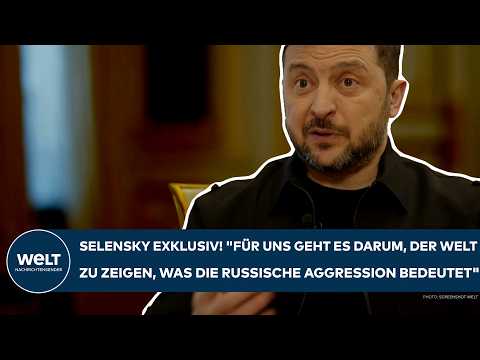 SELENSKYJ: „Für uns geht es darum, der Welt zu zeigen, was die russische Aggression bedeutet!“