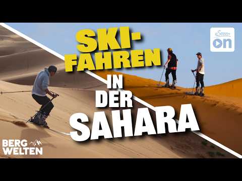 Ski-Abenteuer in der Wüste: Profi-Freerider befahren Marokkos Sanddünen | BERGWELTEN Ski-Abenteuer in der Wüste: Profi-Freerider befahren Marokkos Sanddünen | BERGWELTEN
