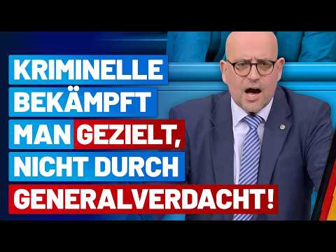 So wollen wir organisierte Kriminalität bekämpfen!  – Sascha Lensing – AfD-Fraktion im Bundestag