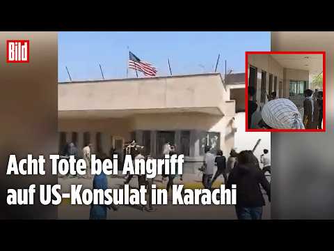 Sturm auf US-Konsulat in Karatschi: Acht Tote nach Protesten