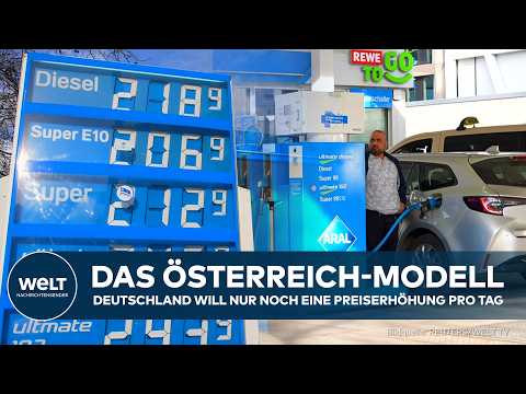 TANKEN: Spritpreisbremse nach Österreich-Modell geplant – Nur noch eine Preiserhöhung pro Tag