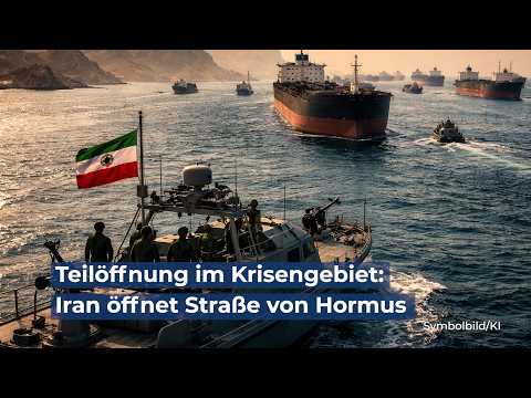 Teilöffnung im Krisengebiet: Iran öffnet Straße von Hormus