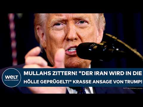 TRUMP: Mullahs zittern! „Der Iran wird in die Hölle geprügelt!“ Krasse Ansage vom US-Präsidenten!