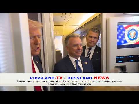 Trump sagt, das iranische Militär sei „fast nicht existent“ und fordert bedingungslose Kapitulation