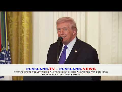Trumps erste vollständige Ansprache nach den Angriffen auf den Iran: Er verspricht weitere Kämpfe Trumps erste vollständige Ansprache nach den Angriffen auf den Iran: Er verspricht weitere Kämpfe