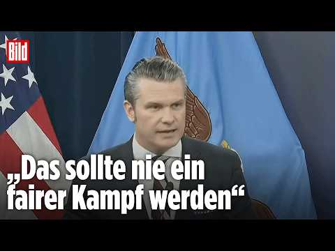 Trumps US-Kriegsminister über Iran: USA melden rasche Fortschritte nach vier Tagen