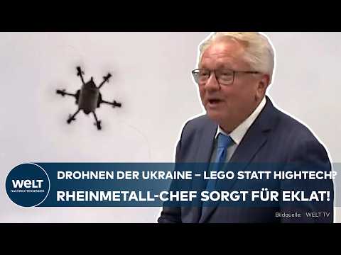 UKRAINE-KRIEG: Hausfrauen, die mit Lego spielen? Rheinmetall-Chef Pappberger sorgt für Empörung
