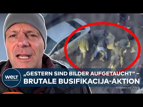 UKRAINE-KRIEG: Rabiate Rekrutierung ‒ Armee zieht gnadenlos Männer für Front-Fleischwolf ein