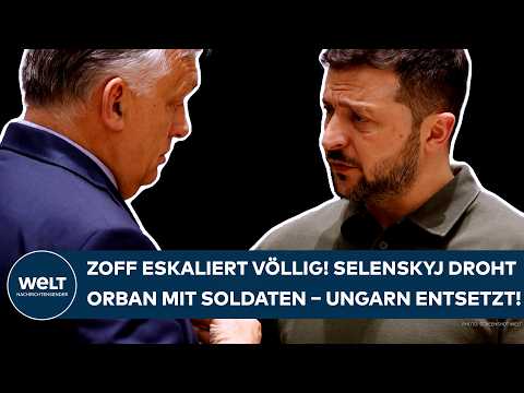 UKRAINE-KRIEG: Zoff eskaliert! Selenskyj droht Orbán mit Soldaten – Ungarn reagiert mit Entsetzen!
