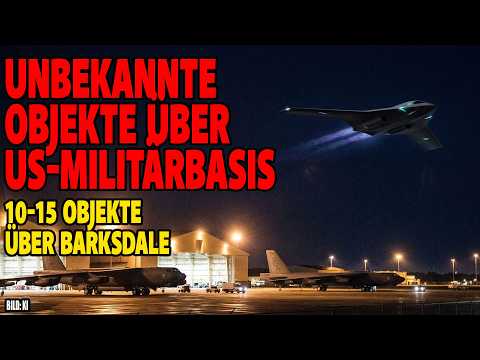 Unbekannte Objekte über US-Militärbasis – 10-15 Objekte über Barksdale USA