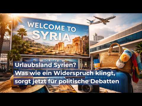 Urlaubsland Syrien? Was wie ein Widerspruch klingt, sorgt jetzt für politische Debatten Urlaubsland Syrien? Was wie ein Widerspruch klingt, sorgt jetzt für politische Debatten