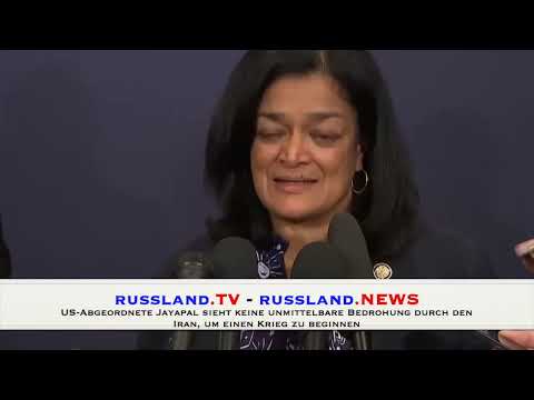 US Abgeordnete Jayapal sieht keine unmittelbare Bedrohung durch den Iran, um einen Krieg zu beginnen US Abgeordnete Jayapal sieht keine unmittelbare Bedrohung durch den Iran, um einen Krieg zu beginnen