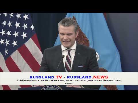 US-Kriegsminister Hegseth sagt, dass der Iran „uns nicht überdauern kann“