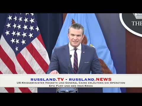 US-Kriegsminister Hegseth und General Caine erläutern die Operation Epic Fury und den Iran Krieg US-Kriegsminister Hegseth und General Caine erläutern die Operation Epic Fury und den Iran Krieg