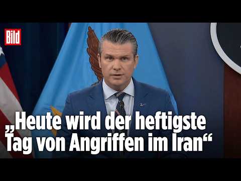 US-Kriegsminister zur Operation „Epische Wut“: Klare Kampfansage von Pete Hegseth