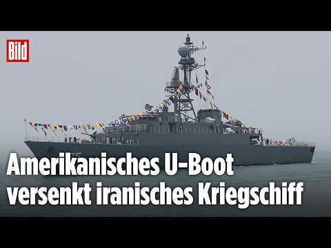 USA versenken iranisches Kriegsschiff Dena vor Sri Lanka! Video soll Abschuss zeigen