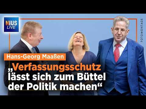 Verfassungsschutz als Waffe gegen Opposition – Hans-Georg Maaßen live | NIUS Live vom 06.03.2026