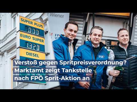 Verstoß gegen Spritpreisverordnung? – Marktamt zeigt Tankstelle nach FPÖ Sprit-Aktion an Verstoß gegen Spritpreisverordnung? – Marktamt zeigt Tankstelle nach FPÖ Sprit-Aktion an