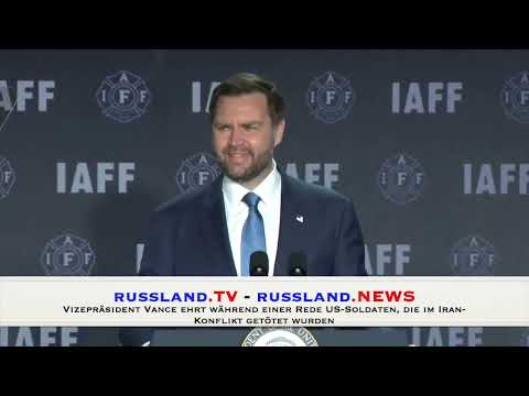 Vizepräsident Vance ehrt während einer Rede US Soldaten, die im Iran Konflikt getötet wurden