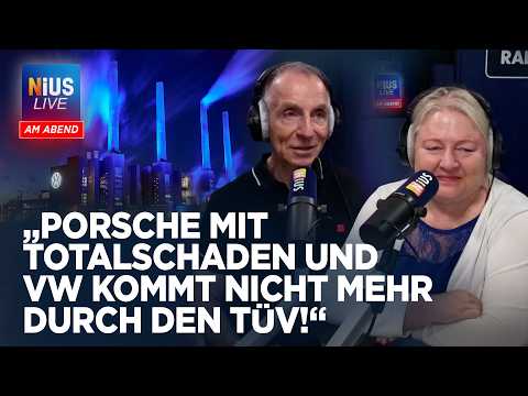 VW-Schock: Gewinn halbiert – 50.000 Jobs weg, Porsche fast tot? | NIUS Live am Abend vom 10.03.2026