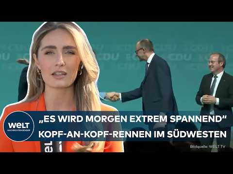 WAHL-KRIMI IM LÄNDLE: Rehbraune Augen kleben an Hagel‒ Kopf-an-Kopf-Rennen zwischen CDU und Grünen!