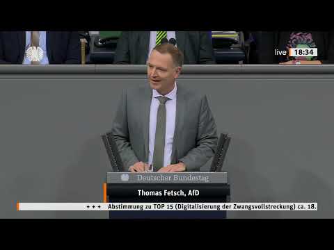 WARUM SCHNELLERE VERFAHREN ENTSCHEIDEND SIND! 🔥 Thomas Fetsch spricht Klartext im Bundestag