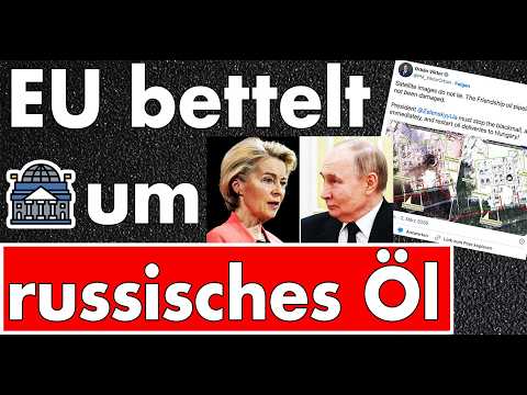 Wie katastrophal muss die Lage sein, wenn von der Leyen sich für russisches Öl einsetzt?