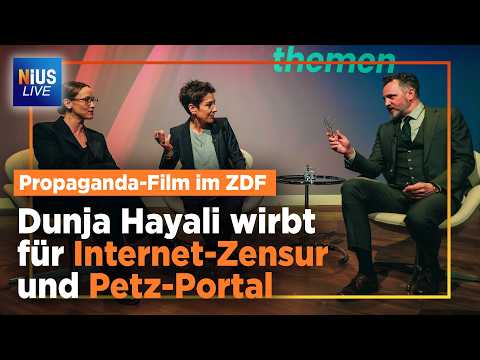 ZDF-Film „Eine bessere Welt“: Hayali & HateAid gegen „rechte Männer“ | NIUS Live vom 24.03.2026