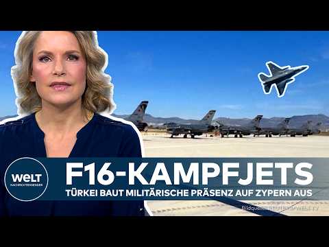 ZYPERN: Türkei stationiert F16-Kampfjets im östlichen Mittelmeer – andere EU-Länder ziehen nach