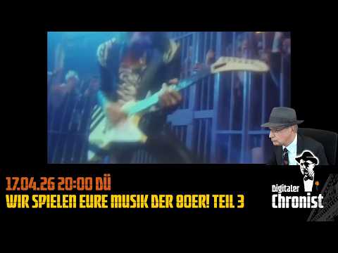 17.04.26 20.00 DÜ! Wir spielen Eure Musik der 80er!  Bitte auf eine andere Plattform wechseln