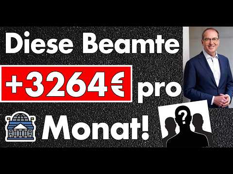 19,7% mehr? Manche Beamte bekommen mehr Geld, als andere verdienen! Mehrere Milliarden pro Jahr!