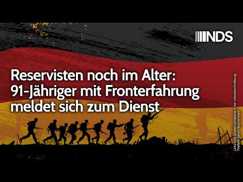 260424 Reservisten noch im Alter 91 Jaehriger mit Fronterfahrung meldet sich zum Dienst NDS