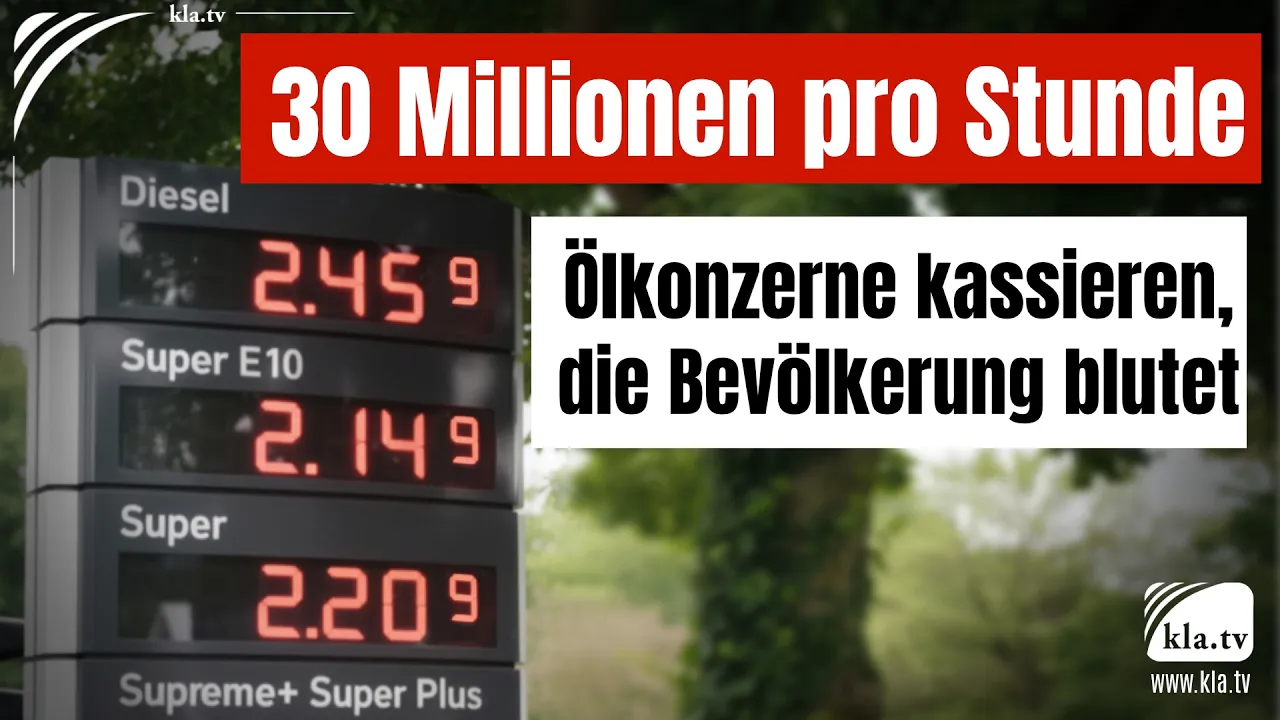 30 Millionen pro Stunde: Ölkonzerne kassieren, die Bevölkerung blutet