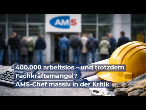400.000 arbeitslos – und trotzdem Fachkräftemangel? AMS-Chef massiv in der Kritik