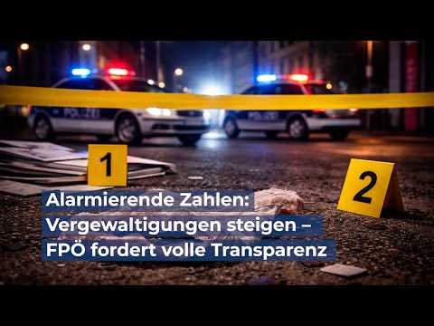 Alarmierende Zahlen: Vergewaltigungen steigen – FPÖ fordert volle Transparenz