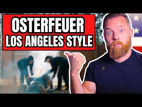 Alltag Los Angeles: Osterfeuer LA Style.