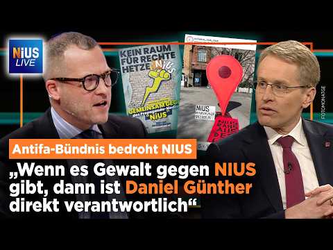Antifa droht NIUS mit Gewalt: Günthers Geister stehen vor unserer Tür | NIUS Live vom 20.04.2026