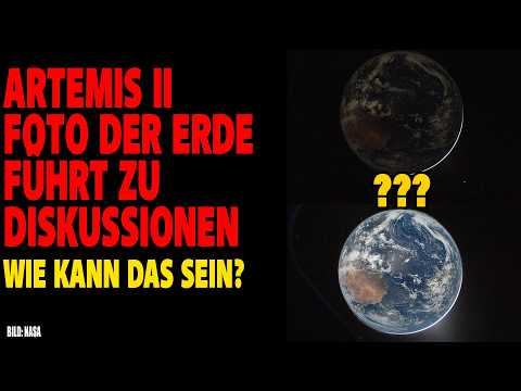 Artemis II – Foto der Erde führt zu Diskussionen – Wie kann das sein?