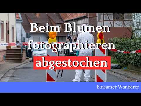 Beim Blumen fotographieren mit Messer attackiert – das gibt es doch nicht!