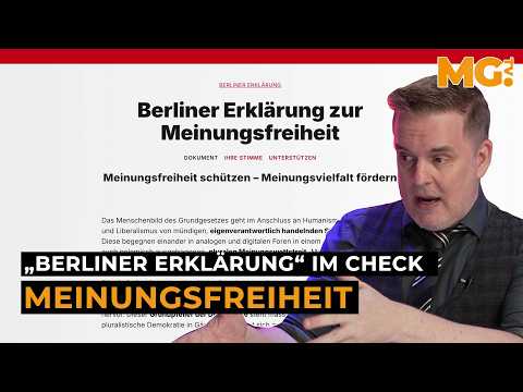 „Berliner Erklärung“ zur Meinungsfreiheit: teils vernünftig, teils Schwurbelquatsch