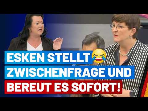 Birgit Bessin kontert Ablenkungsmanöver der ehemaligen SPD-Vorsitzenden! – AfD-Fraktion im Bundestag