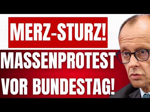 BÜRGERAUFSTAND vor dem BUNDESTAG gegen MERZ! – BÜRGER wollen MERZ STÜRZEN! – MERZ muss FLÜCHTEN!