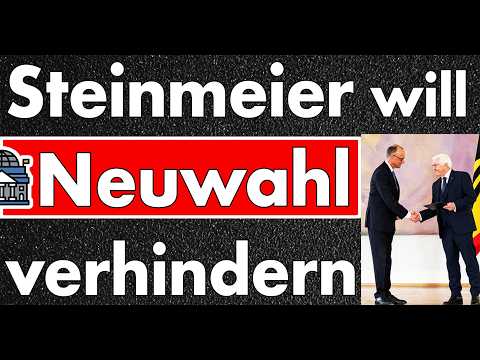 Bundespräsident will Neuwahl verhindern! Mimose Merz hasst anonyme Kritik & macht den Stromberg!