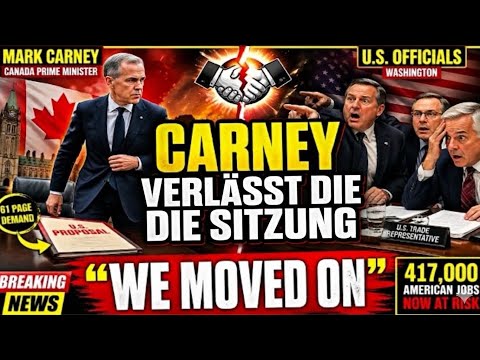 Carney verlässt den Saal nach 9 Minuten…USA linksfassungslos