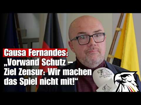 Causa Fernandes: „Vorwand Schutz – Ziel Zensur: Wir machen das Spiel nicht mit!“